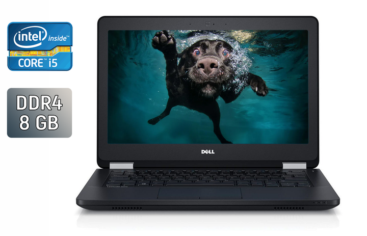 Нетбук Dell Latitude E5270 / 12.5" (1366x768) TN / Intel Core i5-6200U (2 (4) ядра по 2.3 - 2.8 GHz) / 8 GB DDR4 / 240 GB SSD / Intel HD Graphics 520 / WebCam / Windows 10 б/у - Фото 1 Нетбук Dell Latitude E5270 / 12.5" (1366x768) TN / Intel Core i5-6200U (2 (4) ядра по 2.3 - 2.8 GHz) / 8 GB DDR4 / 240 GB SSD / Intel HD Graphics 520 / WebCam / Windows 10 б/у - изображение 1