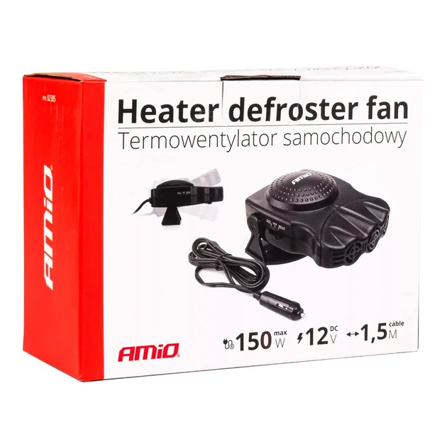 Тепловентилятор автомобільний AMiO CH-02 12V 150W (02385) - изображение 5