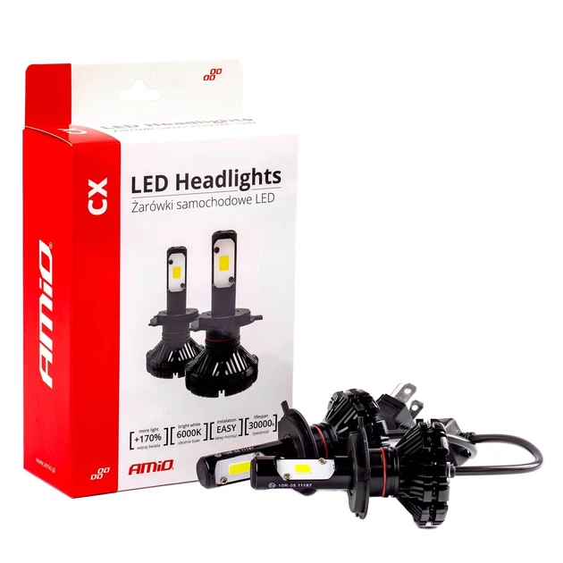 Лампа AMIO LED Headlight H4 CX Series 2018 (01073/010730) - зображення 6