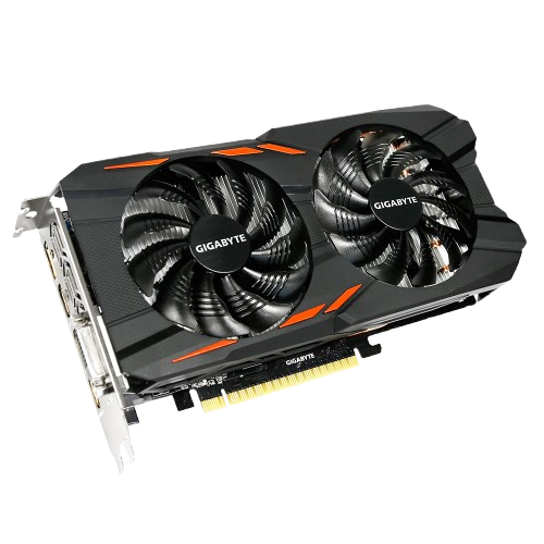 Відеокарта GeForce GTX 1050 Ti 4GB Gigabyte WindForce OC (GV-N105TWF2OC-4GD) Б/В - зображення 2