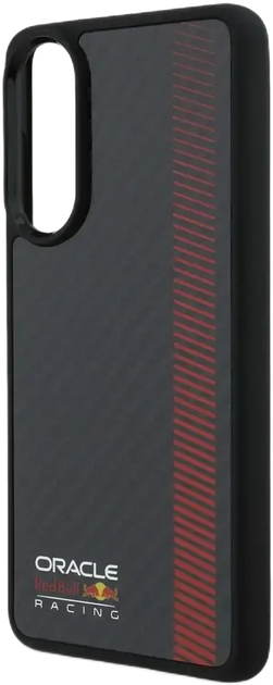 Панель Red Bull Real Carbon Fiber Powerbar MagSafe для Samsung Galaxy S25 Edge Black (RBHMS25E24CFGSMK) - зображення 3