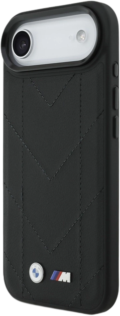 Панель BMW M Quilted Logo MagSafe для Apple iPhone 17 Air Black (BMHMP17M25PSECHK) - зображення 2