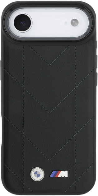 Панель BMW M Quilted Logo MagSafe для Apple iPhone 17 Air Black (BMHMP17M25PSECHK) - зображення 3