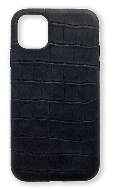 Чохол-накладка Croco Soft Leather для iPhone 11 Black - Фото 1 Чохол-накладка Croco Soft Leather для iPhone 11 Black - зображення 1