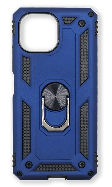 Чохол-накладка Hybrid Ring Holder 2 для Xiaomi Mi 11 Lite Blue - Фото 1 Чохол-накладка Hybrid Ring Holder 2 для Xiaomi Mi 11 Lite Blue - зображення 1