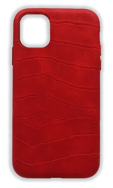 Чохол-накладка Croco Soft Leather для iPhone 11 Red - Фото 1 Чохол-накладка Croco Soft Leather для iPhone 11 Red - зображення 1