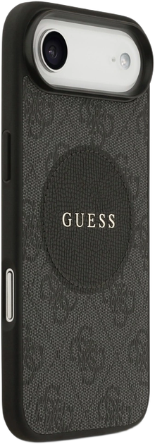 Панель Guess 4G Circle Classic Logo MagSafe для Apple iPhone 17 Air Black (GUHMP17MP4PGRSGK) - зображення 4