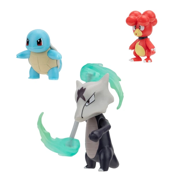 Набір ігрових фігурок POKEMON W19 - МАГБІ, СКВІРТЛ, АЛОЛА МАРОВАК - изображение 3