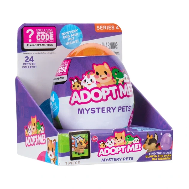 Іграшка-сюрприз в яйці ADOPT ME! S4 – КАЗКОВІ ТВАРИНИ (24 видів, в асорт.) - Фото 7 Іграшка-сюрприз в яйці ADOPT ME! S4 – КАЗКОВІ ТВАРИНИ (24 видів, в асорт.) - изображение 7