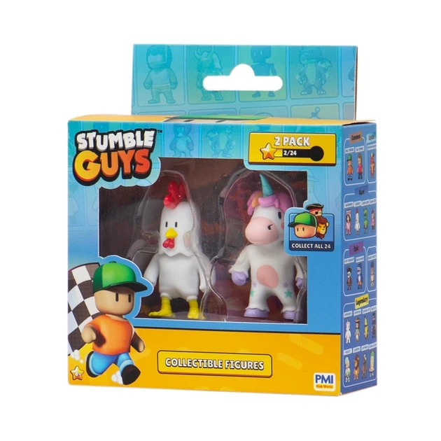 Набір колекційних фігурок STUMBLE GUYS - КУРЧА ТА СПРІНКЛС (2 фігурки, 6 cm) - Фото 1 Набір колекційних фігурок STUMBLE GUYS - КУРЧА ТА СПРІНКЛС (2 фігурки, 6 cm) - изображение 1