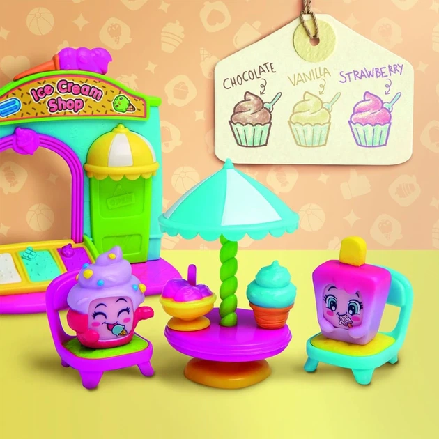 Ігровой набір MOJI POPS – ДЖЕЛАТЕРІЯ (2 фігурки, аксесуари) - изображение 4