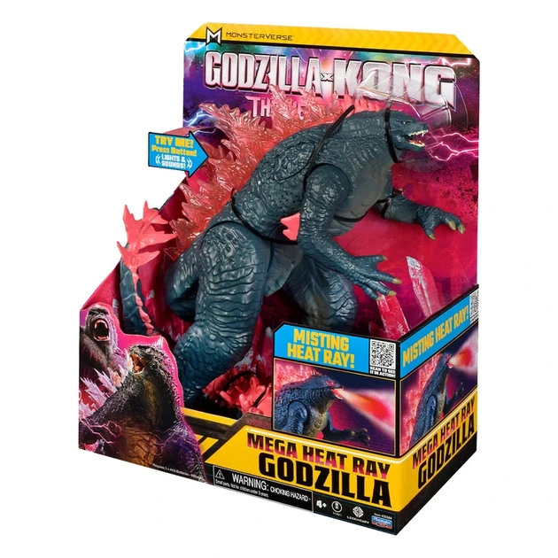 Фігурка GODZILLA X KONG – МЕГАҐОДЗІЛЛА ДЕЛЮКС З ПРОМЕНЕМ (33 cm, світло, звук) - Фото 7 Фігурка GODZILLA X KONG – МЕГАҐОДЗІЛЛА ДЕЛЮКС З ПРОМЕНЕМ (33 cm, світло, звук) - изображение 7