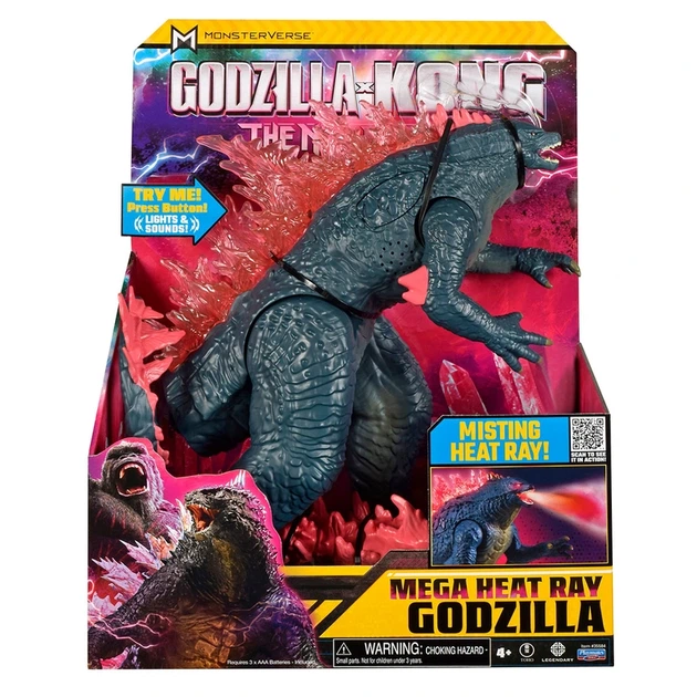 Фігурка GODZILLA X KONG – МЕГАҐОДЗІЛЛА ДЕЛЮКС З ПРОМЕНЕМ (33 cm, світло, звук) - Фото 8 Фігурка GODZILLA X KONG – МЕГАҐОДЗІЛЛА ДЕЛЮКС З ПРОМЕНЕМ (33 cm, світло, звук) - изображение 8