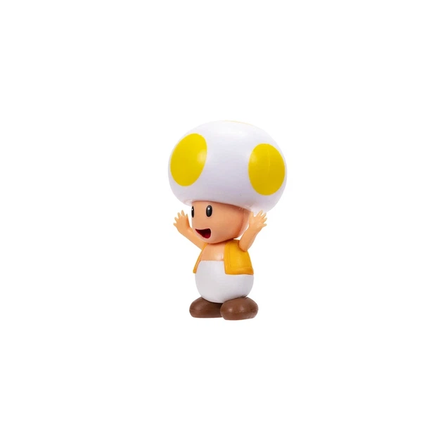 Ігрова фігурка з артикуляцією SUPER MARIO - ЖОВТИЙ ТОАД (6 cm) - изображение 4