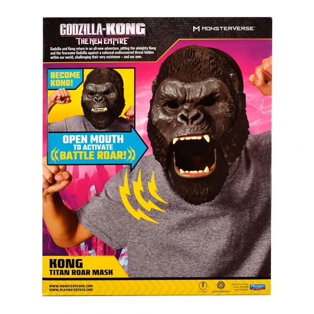 Інтерактивна іграшка GODZILLA VS. KONG - МАСКА КОНГА (звук) - изображение 5