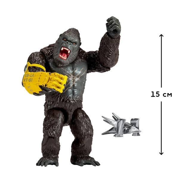 Фігурка GODZILLA X KONG – КОНГ ЗІ СТАЛЕВОЮ ЛАПОЮ (15 cm) - изображение 2