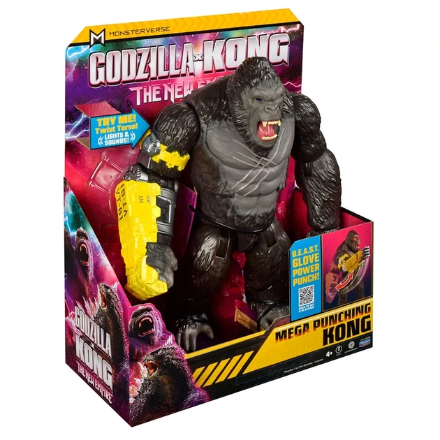 Фігурка GODZILLA X KONG – МЕГАПОТУЖНИЙ УДАР КОНГА (світло, звук) - изображение 8
