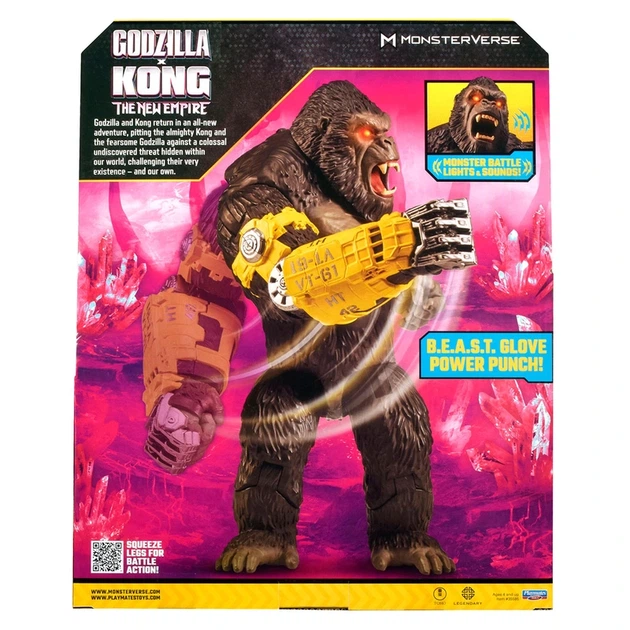 Фігурка GODZILLA X KONG – МЕГАПОТУЖНИЙ УДАР КОНГА (світло, звук) - изображение 9