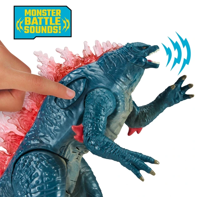 Фігурка GODZILLA X KONG – ҐОДЗІЛЛА ГОТОВА ДО БОЮ (18 cm, звук) - Фото 3 Фігурка GODZILLA X KONG – ҐОДЗІЛЛА ГОТОВА ДО БОЮ (18 cm, звук) - изображение 3