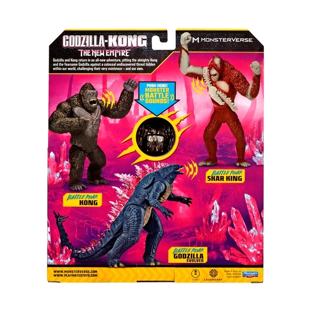 Фігурка GODZILLA X KONG – КОНГ ГОТОВИЙ ДО БОЮ (18 cm, звук) - Фото 7 Фігурка GODZILLA X KONG – КОНГ ГОТОВИЙ ДО БОЮ (18 cm, звук) - изображение 7