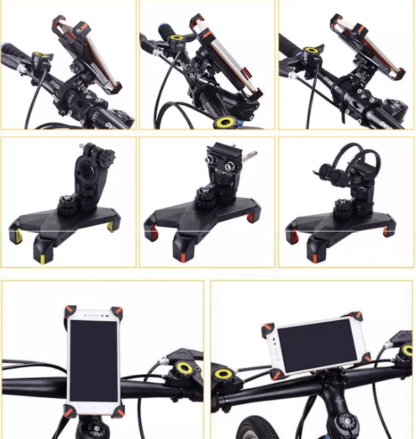 Подставка Feel Fit для мобильного телефона на велосипед черная (SJJ-002) - изображение 3