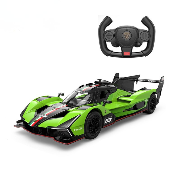 Машинка Rastar Lamborghini SC63 на радіокеруванні 1:14 зелений 10150 - зображення 2