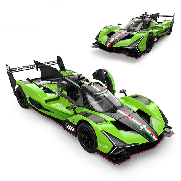 Машинка Rastar Lamborghini SC63 на радіокеруванні 1:14 зелений 10150 - зображення 3