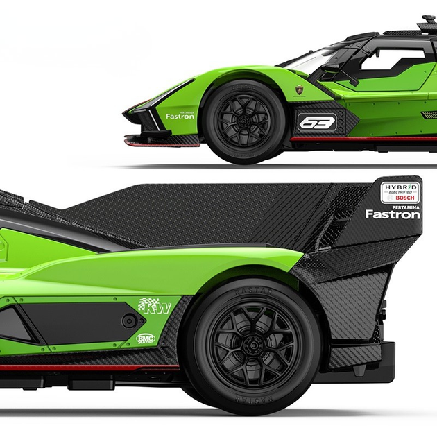 Машинка Rastar Lamborghini SC63 на радіокеруванні 1:14 зелений 10150 - зображення 4