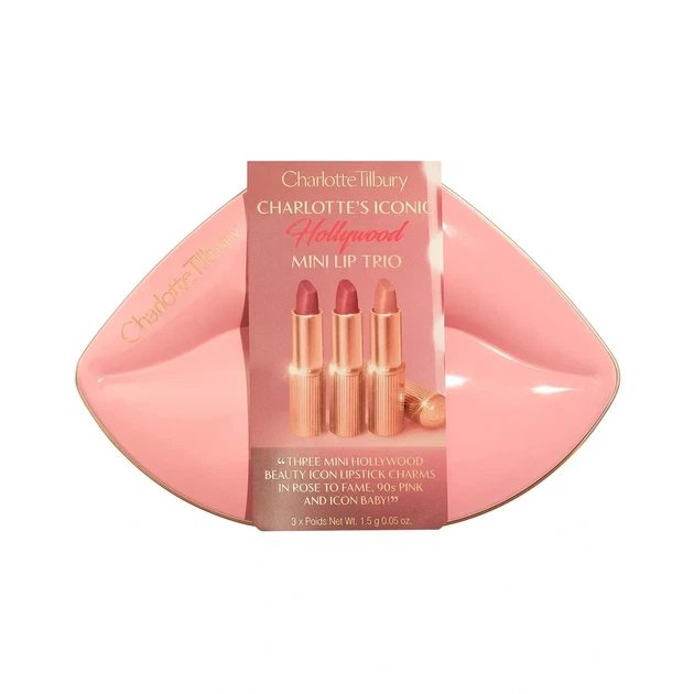 Набір помад Charlotte Tilbury Hollywood Iconic Mini Lip Trio - Фото 2 Набір помад Charlotte Tilbury Hollywood Iconic Mini Lip Trio - зображення 2