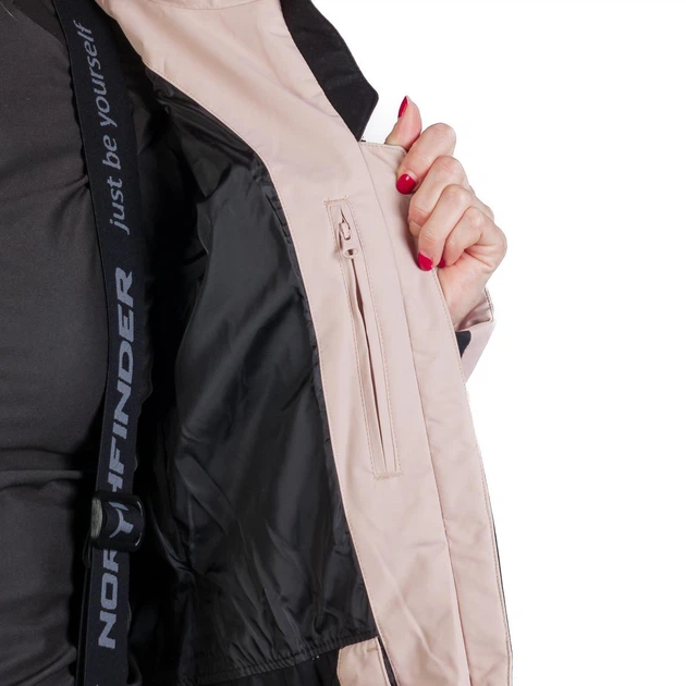 Жіноча утеплена лижна куртка KELLIE Northfinder блідо-рожевий XL (BU-6256SNW ) - зображення 11
