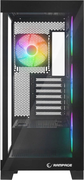 Obudowa Rampage Hydra V2 ARGB Black (HYDRAV2-BLACK) - obraz 5