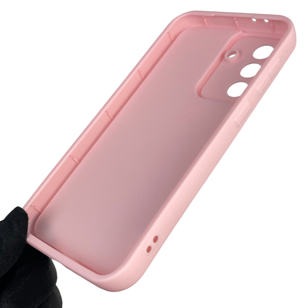 Чохол силіконовий оригінальний Soft Touch з 3D принтом милий ведмедик для Samsung Galaxy A36 5G (SM-A366U) рожевий (Повний захист камери) - зображення 4