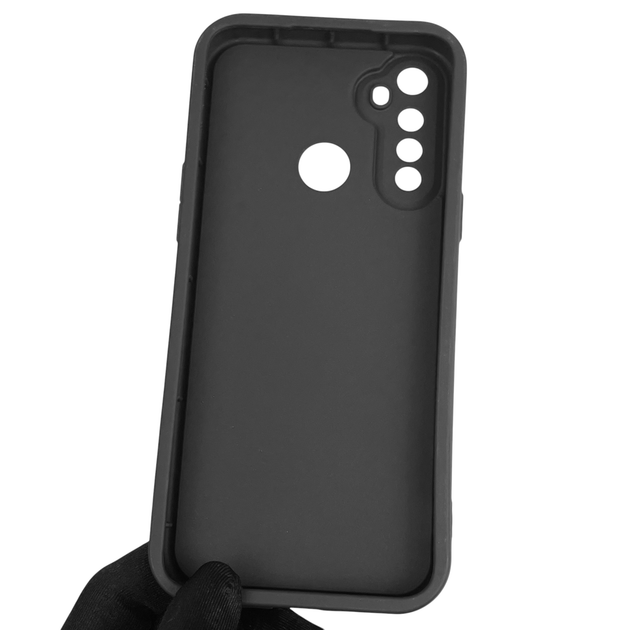 Чехол силиконовый Soft Touch с 3D принтом для Realme C3 черный (Полная защита камеры) - Фото 5 Чехол силиконовый Soft Touch с 3D принтом для Realme C3 черный (Полная защита камеры) - изображение 5