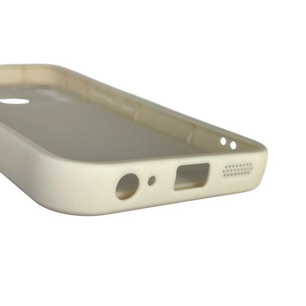 Чехол силиконовый Soft Touch с 3D принтом для TECNO Spark Go 2022 (KG5m) молочный (Полная защита камеры) - изображение 2