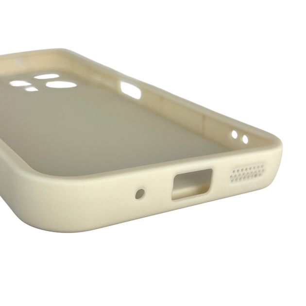 Чохол силіконовий Soft Touch з 3D принтом для Xiaomi Redmi 12 молочний (Повний захист камери) - зображення 4