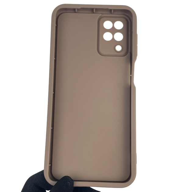 Чохол силіконовий Soft Touch з 3D принтом для Samsung Galaxy M12 (SM-M127F) коричневий (Повний захист камери) - зображення 4