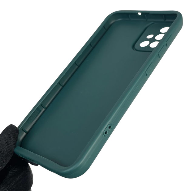 Чехол силиконовый Soft Touch с 3D принтом для Samsung Galaxy A51 (SM-A515F) темно-зеленый (Полная защита камеры) - Фото 2 Чехол силиконовый Soft Touch с 3D принтом для Samsung Galaxy A51 (SM-A515F) темно-зеленый (Полная защита камеры) - изображение 2