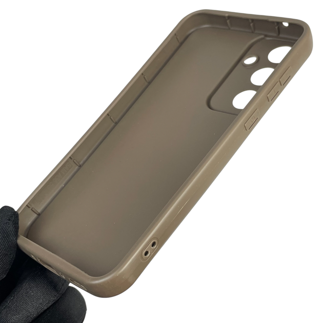 Чохол силіконовий Soft Touch з 3D принтом для Samsung Galaxy A35 5G (SM-A356B) коричневий (Повний захист камери) - зображення 4