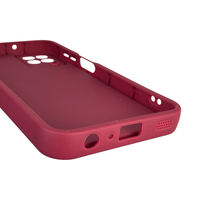 Чохол силіконовий оригінальний Soft Touch з 3D принтом милий ведмедик для Samsung Galaxy M32 4G (SM-M325F) бордовий (Повний захист камери) - Фото 4 Чохол силіконовий оригінальний Soft Touch з 3D принтом милий ведмедик для Samsung Galaxy M32 4G (SM-M325F) бордовий (Повний захист камери) - зображення 4