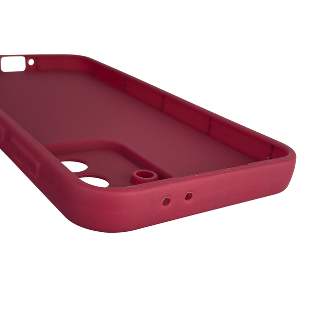 Чохол силіконовий Soft Touch з 3D принтом для Samsung Galaxy A36 5G (SM-A366U) бордовий (Повний захист камери) - Фото 4 Чохол силіконовий Soft Touch з 3D принтом для Samsung Galaxy A36 5G (SM-A366U) бордовий (Повний захист камери) - зображення 4