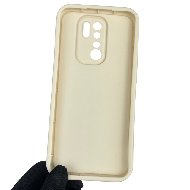 Чехол силиконовый Soft Touch с 3D принтом для Xiaomi Redmi 9 молочный (Полная защита камеры) - изображение 4