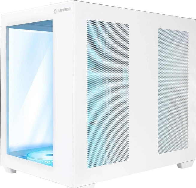 Obudowa Rampage Iceblade Pro ARGB White (ICEBLADEPRO-WHITE) - obraz 2