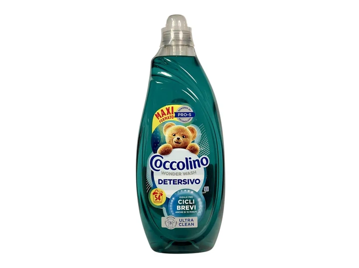 Гель для прання Coccolino для коротких циклів e Wonder Wash Detersivo Ultra Clean 54 Lavaggi, 2160 мл - Фото 1 Гель для прання Coccolino для коротких циклів e Wonder Wash Detersivo Ultra Clean 54 Lavaggi, 2160 мл - изображение 1