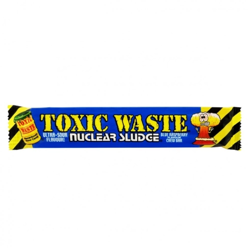 Жевательная конфета Toxic Waste Blue Raspberry 20 г - Фото 1 Жевательная конфета Toxic Waste Blue Raspberry 20 г - изображение 1