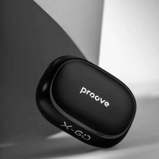 Бездротові навушники Proove X-Go TWS (APP) Bluetooth 5.4 кейс 400 мАг Black (TWXG0001AP01) - зображення 8
