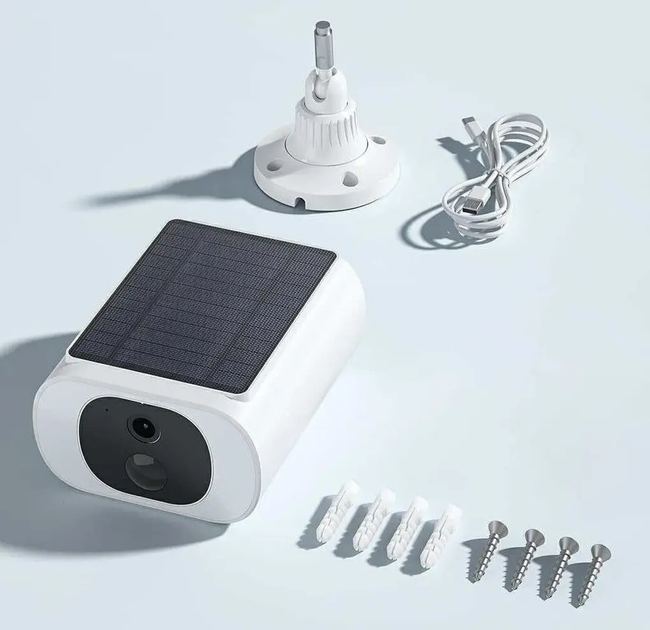 IP камера видеонаблюдения TUYA HD Solar 4G 2K с солнечной панелью и ночной подсветкой (3_07753) - изображение 4
