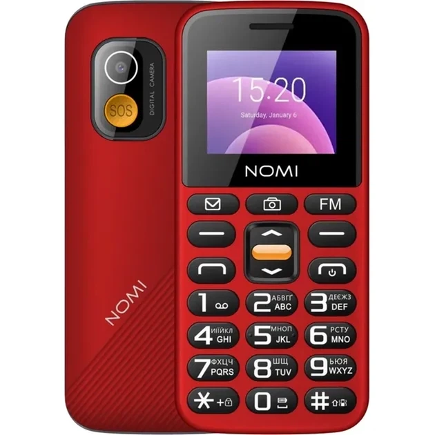 Термінал Nomi i1820 Red (червоний) - Фото 1 Термінал Nomi i1820 Red (червоний) - изображение 1