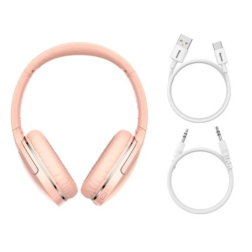 Навушники Baseus Encok Wireless headphone D02 Pro розовий NGTD010304 - зображення 7