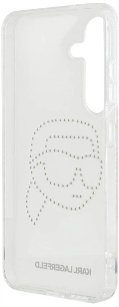 Панель Karl Lagerfeld Rhinestones Karl Head Logo для Samsung Galaxy S25 Transparent (3666339450137) - зображення 6