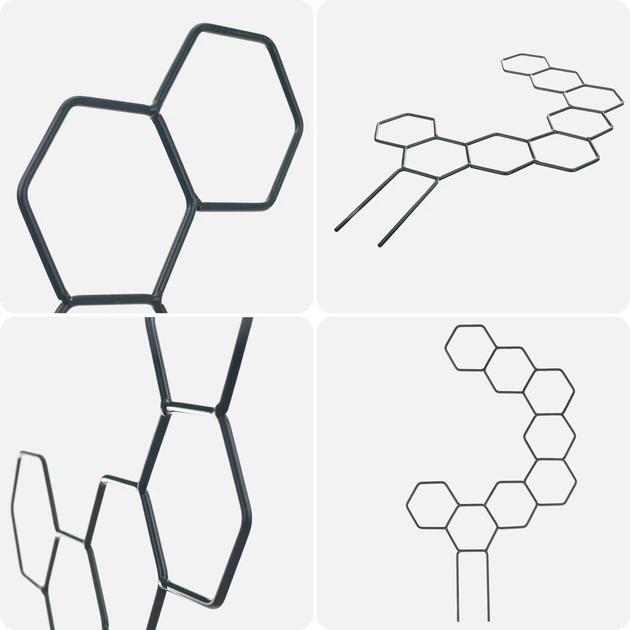Підставки для горщиків Kadax Fora шестигранник K11365 3 шт. - зображення 10
